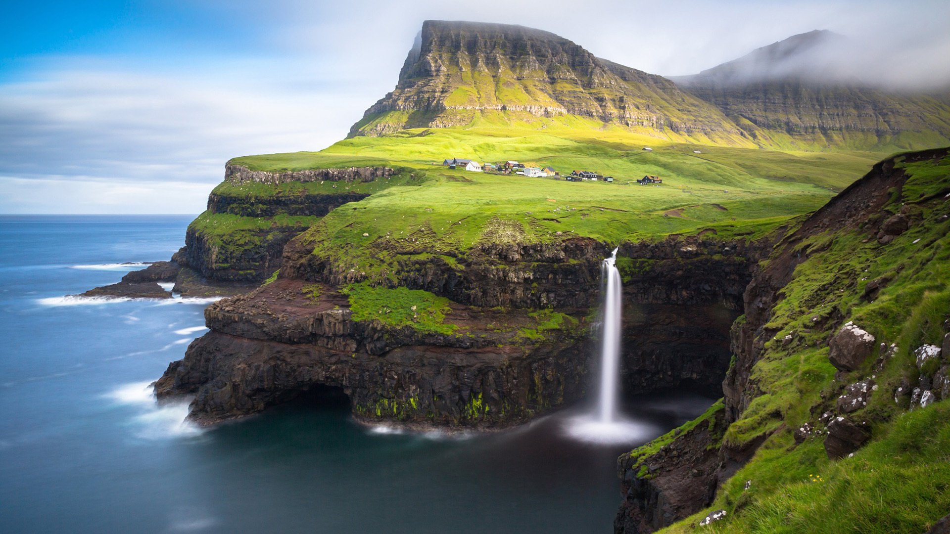 自然风光 瀑布 悬崖 海岸