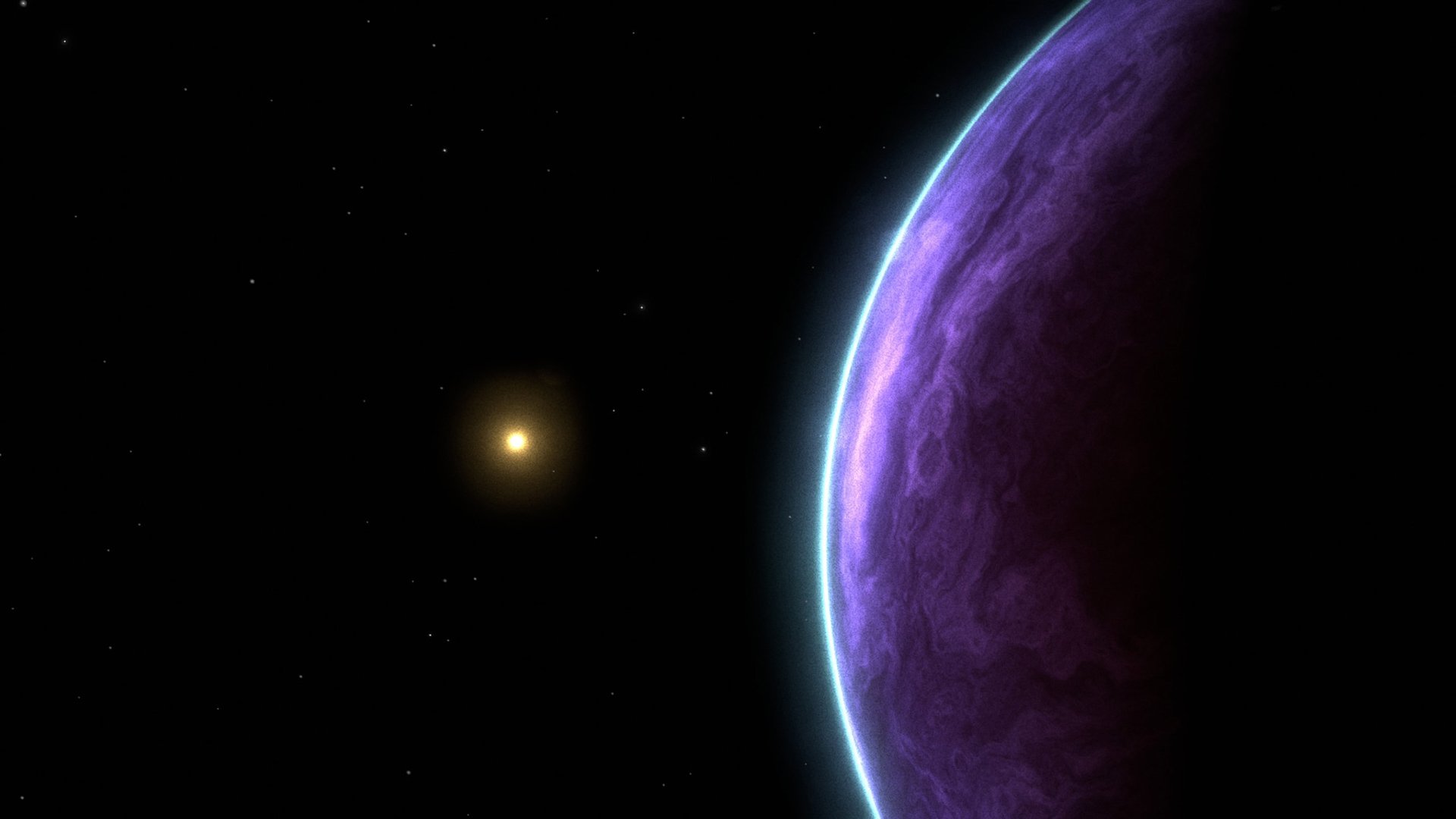 太空 紫色星球 宇宙