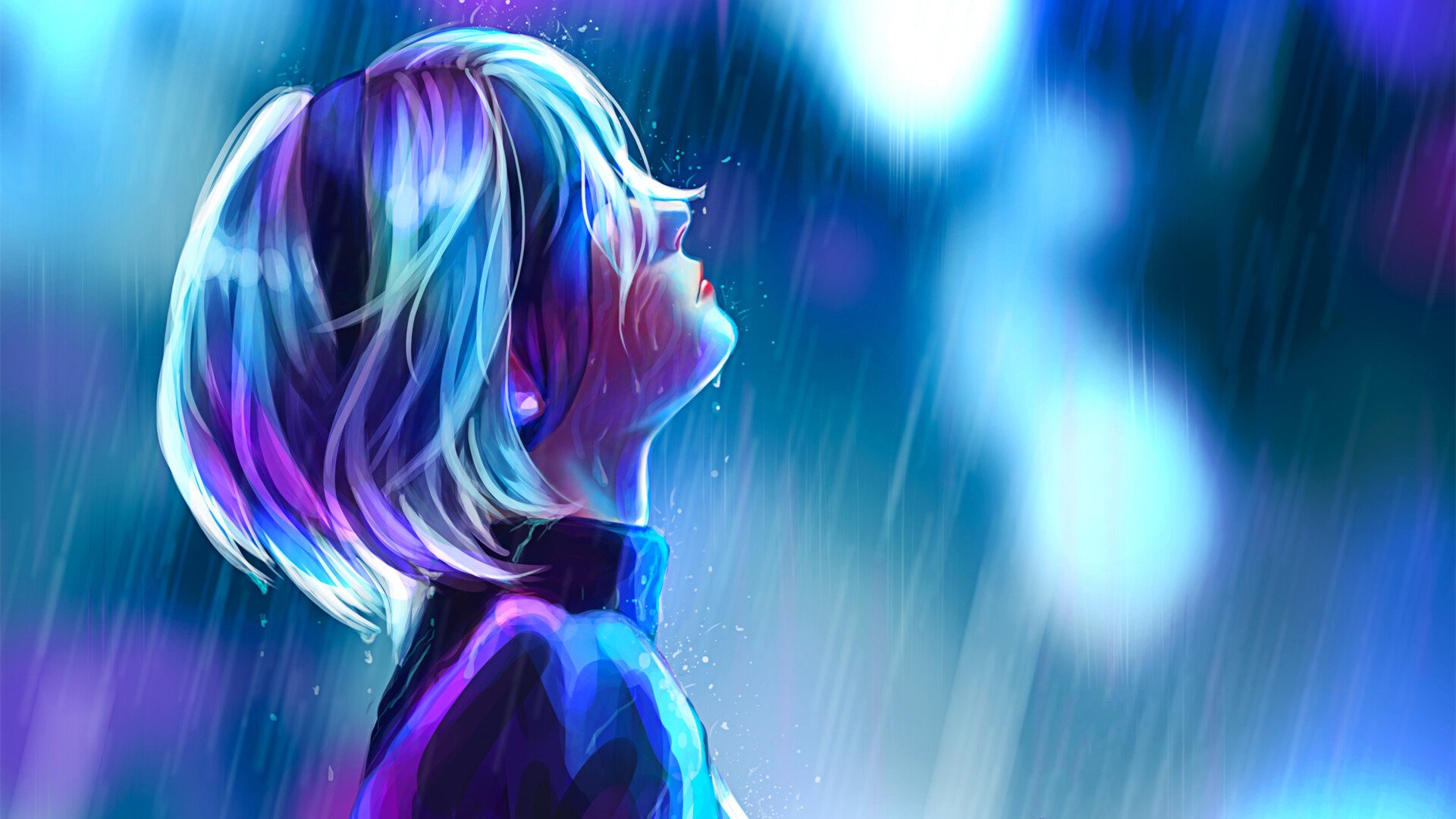 机械纪元 2B 雨天 忏悔 虚景