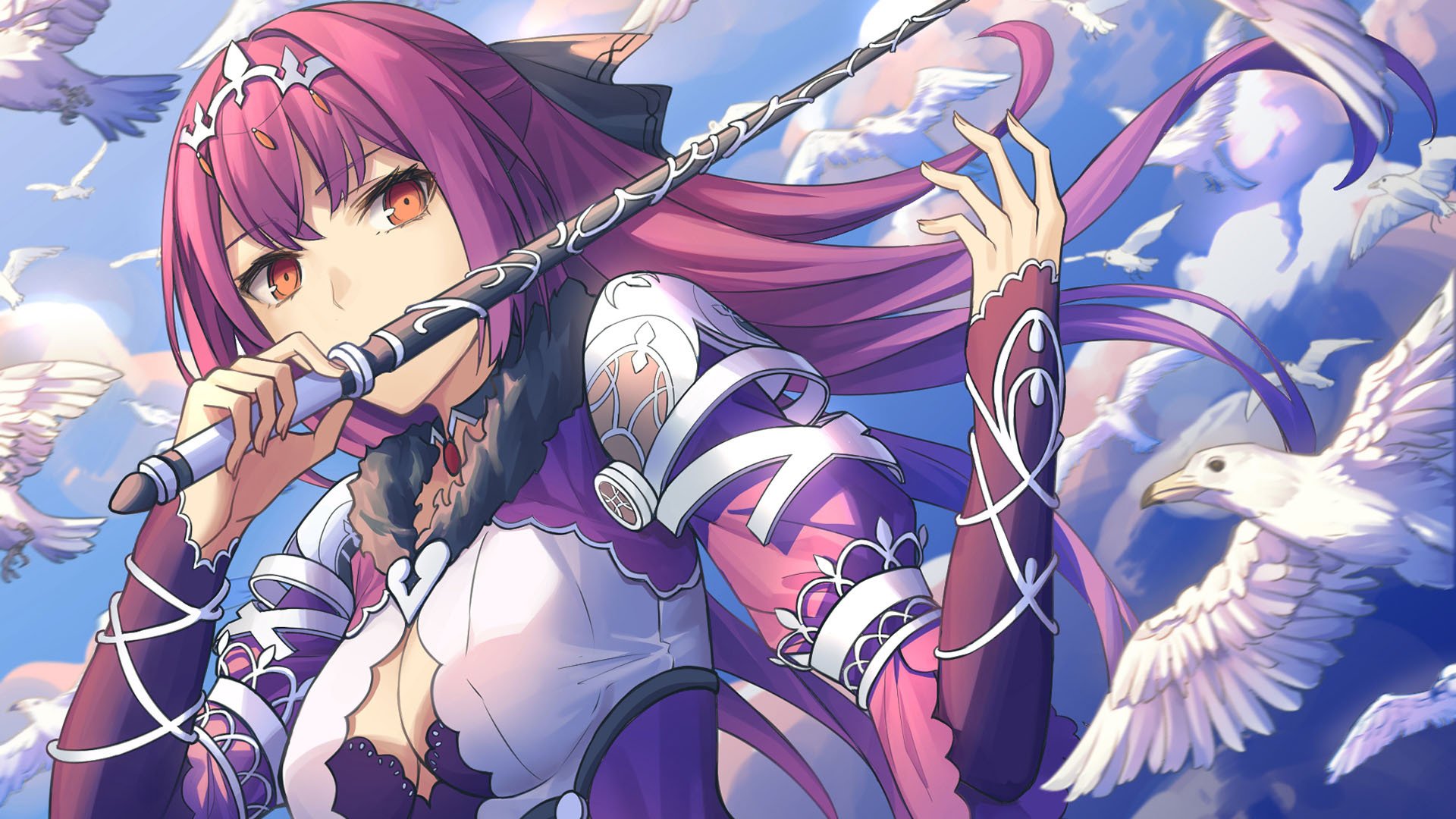 卡通人物 魔法棒 白鸽 海鸥