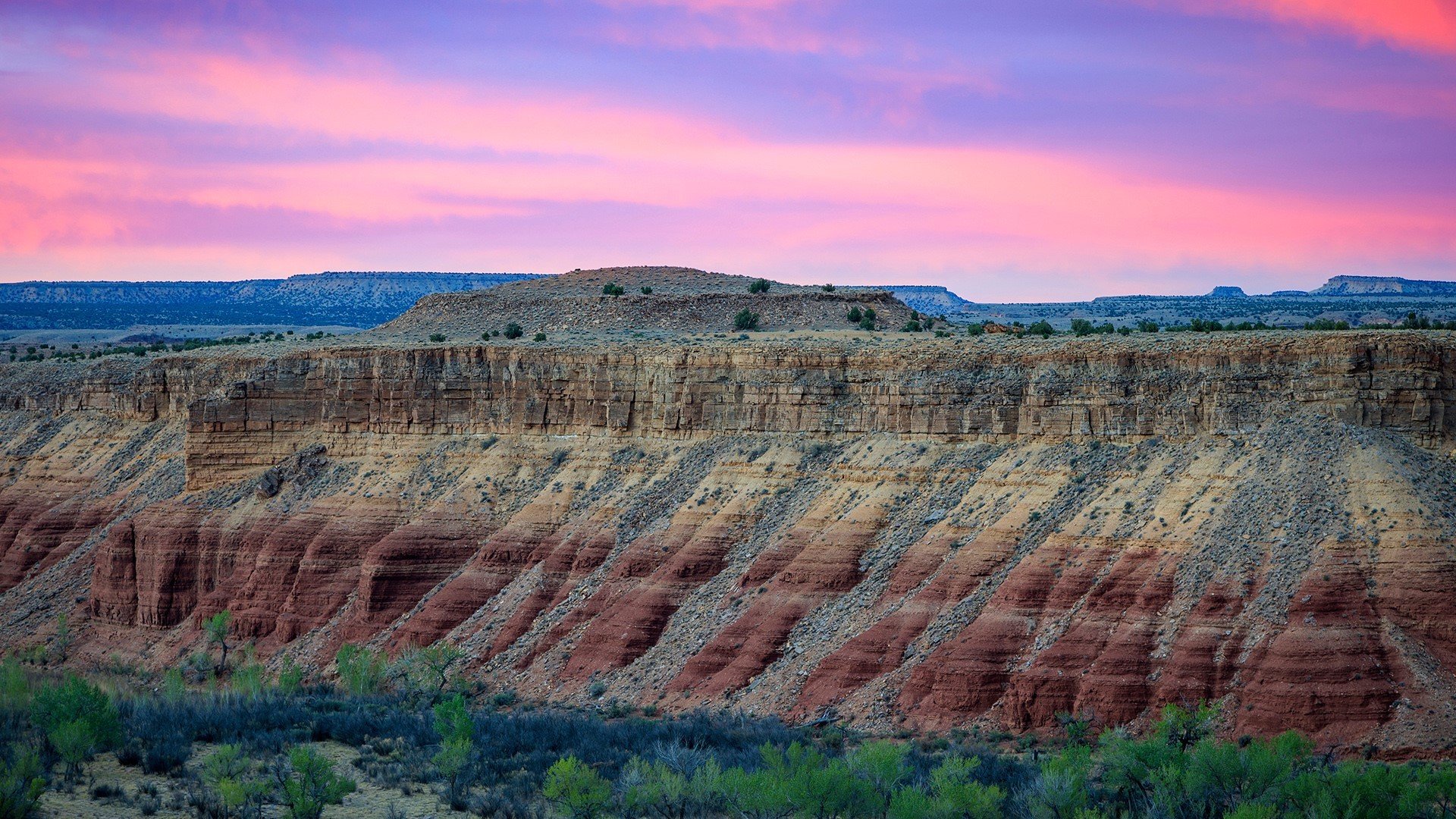 自然风光 断层 山脉