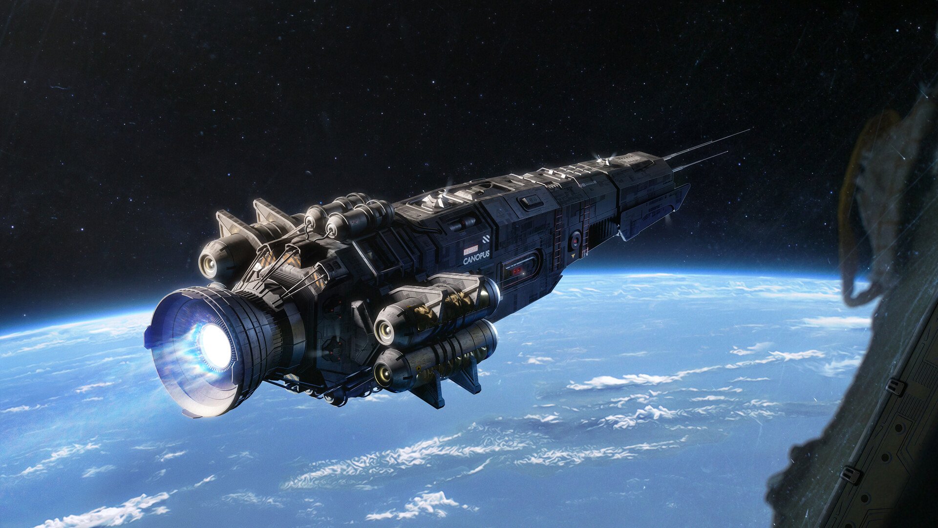 主机游戏 蓝色星球 飞船 宇宙 星际