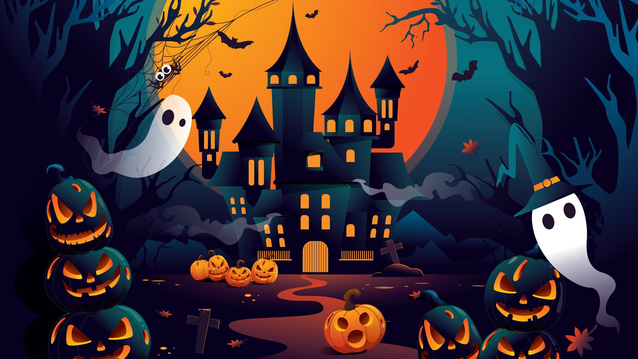 万圣节 鬼屋 南瓜怪 幽灵